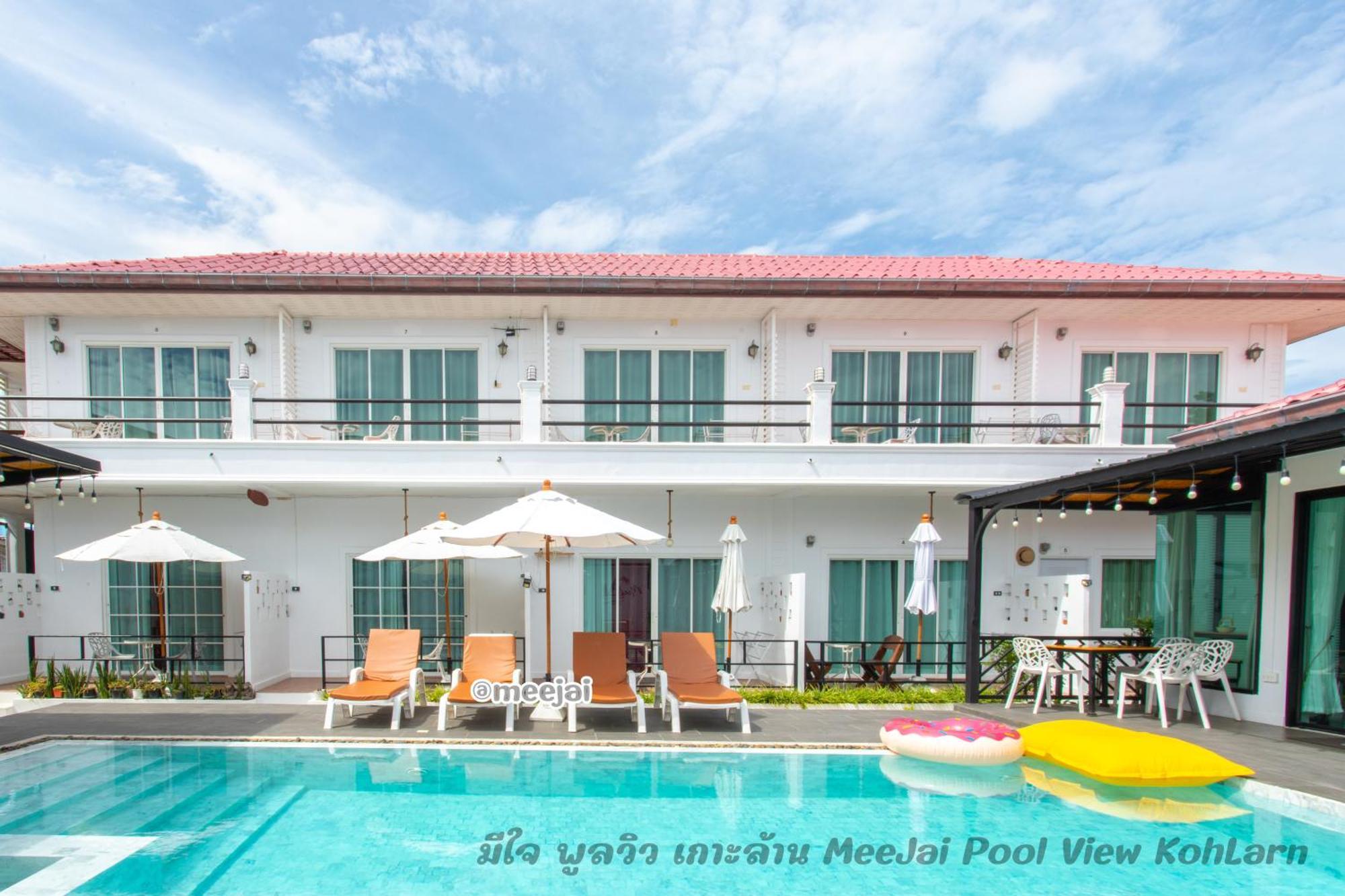 มีใจ พูลวิว เกาะล้าน Meejai Pool View Kohlarn Hotell Exteriör bild